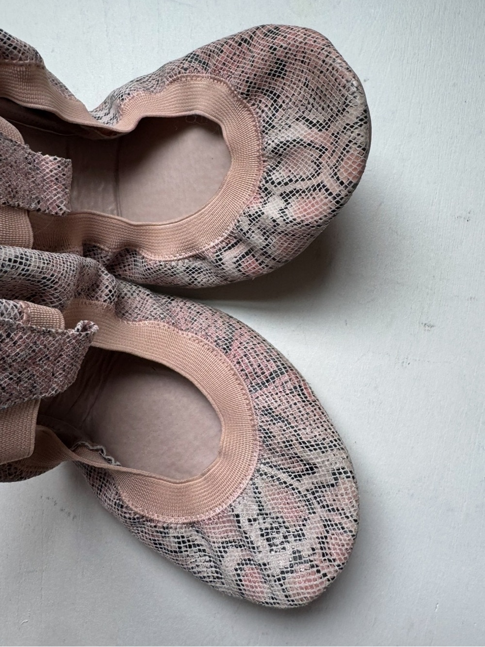 Yosi Samara Foldable Ballet Flat in Blush Multi - Picture 3 of 16